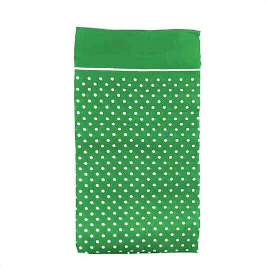 Handkerchief - Green Small Polka Dot