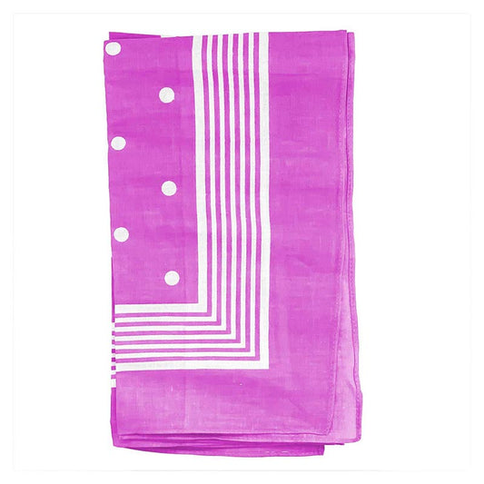 Handkerchief - Pink Big Polka Dot