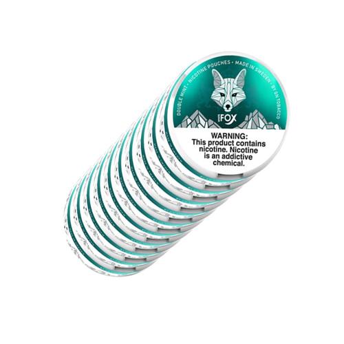 White Fox Double Mint Slim All White Portion